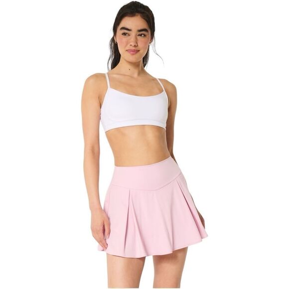 HOLLISTER GILLY HICKS ACTIVE PLEATED SKORTIE small baby pink $39.95 - Picture 1 of 8
